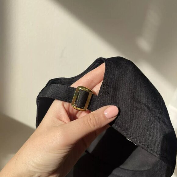 🔘Celine Triomphe Black Adjustable Unisex Baseball Cap - Picture 3 of 5